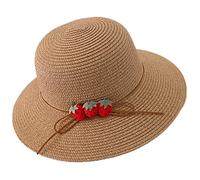 Rpporm Sonnenhut Damen SunhatsStroh gewebte -UltraaußenMädchen Elegant Hut