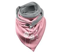Rrunsv Schal Damen Dreieckstuch Halstücher Weich Scarf Herbstschal Winterschal Druckfrauen-Knopf-Verpackungs-warmer beiläufiger Schal-weicher Mode-Schal-Schal Schal Mundschutz Totenkopf b014