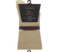 RS. Harmony 2 Paar Diabetikersocken Herren Senisibel Ganz Ohne Gummi - 31120 (Creme/Beige, 39-42)