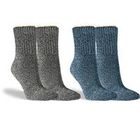 RS. Harmony | Socken | Winter Baumwolle Soft | 2 Paar | grau, jeans | 35-38