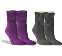 RS. Harmony | Socken | Winter Baumwolle Soft | 2 Paar | lila, schwarz | 39-42