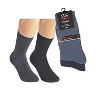 RS. Harmony Thermo Socken Damen 2 Paar warme Thermosocken in Schwarz, Jeans oder Grau extra weich & kuschelig für kalte Tage (DE/NL/SE/PL, Numerisch, 35, 38, Regular, Regular, jeans)