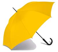 RS-Stockschirm Exklusiv sturmsicher mit Automatik Fiberglas-Streben - Gelb