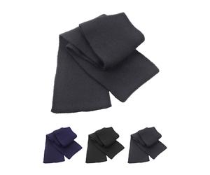 RT145X Result Winter Essentials Schal in grobem Doppel-Strick Charcoal Grey One Size