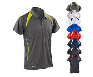 RT177M SPIRO Team Spirit Poloshirt Sportshirt Black XL
