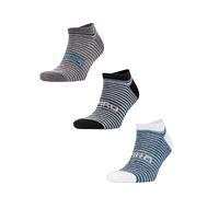 RT295 SPIRO Sneaker-Socken im 3er-Pack mit Streifen