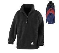 RT33J Result Fleecepullover für Kinder Black S (6-8)