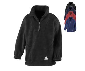 RT33J Result Fleecepullover für Kinder Black S (6-8)