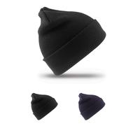 RT929 Result Strickmütze hergestellt aus 100 % Altkunststoff Black One Size