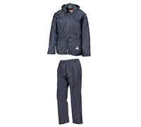 RT95 Jacke und Hose Set Regenanzug wasserdicht M,Navy