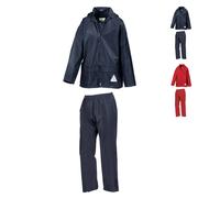 RT95J Result Set aus Regenjacke und Regenhose für Kinder Red XS (3-4)
