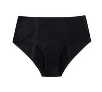 rtdgcv Inkontinenz Schwimmshorts Damen-Bikinihose mit hoher Taille, Retro-Basic, vollständig bedeckt, Badeanzug, Badeanzug mit mittlerer Taille Sommer Shorts Damen Luftig (Black, M)
