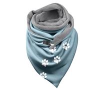 rtdgcv Schal Damen Winter Dreiecksschal Damen Winter Damen Herbst und Winter Mode Schal Baumwolle Warm Kopftuch Schal Schal Eule Damen Dreieckschal Kaschmir-Schal mit Button Herbst Valentinstag