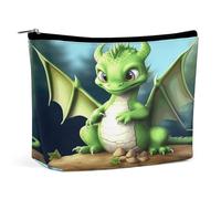 RTFNGLS Drache süße tragbare Reise-Kosmetiktasche, Badezimmer-Aufbewahrungstasche, Make-up-Tasche, tragbare Make-up-Tasche, große Kapazität, Reise-Make-up-Tasche, Organisation, Stil, Einheitsgröße,