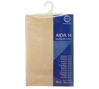 RTO Aida Zuschnitt, 14ct, beige, 39x45cm