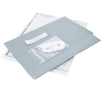 RTO CU016 Schneesilber. Fuchs Kreuzstichkissen, Baumwolle, Mehrfarbig, 50x30 cm