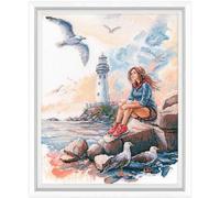 RTO Kreuzstich Stickpackung "Das Meer meiner Träume", Zählmuster, 22,5x28cm