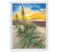 RTO Kreuzstich Stickpackung Sonnenuntergang am Meer, Zählmuster