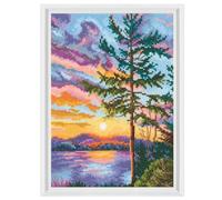 RTO Kreuzstich Stickpackung Sonnenuntergang Landschaft, Zählmuster
