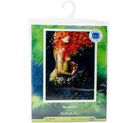 RTO M596 Rote Meerjungfrau Kreuzstichset, Baumwolle, Mehrfarbig, 25,5x36 cm