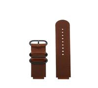 RTRCAGAKM 18 m Metall Edelstahl Passend for Ring Herren Armband Passend for Casio W218H/AE-1200/1300/SGW-300 A159/A158 AQ-S810W Leder Uhrenarmband(Dark brown black)