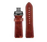 RTRCAGAKM 18 mm passend for Casio A158W A168/F91w/AE-1200WHD/A158/A159/A169/AE1200 Vintage-Uhrenarmband, Retro-Lederarmband(Brown-black Folding)