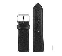 RTRCAGAKM 18 mm passend for Casio A158W A168/F91w/AE-1200WHD/A158/A159/A169/AE1200 Vintage-Uhrenarmband, Retro-Lederarmband(Black-steel pin)