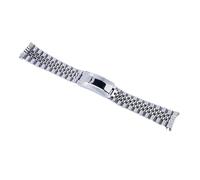 RTRCAGAKM 20 21 mm Uhrenarmband aus Splitter mit hohlem, gebogenem Ende und massiven Schraubgliedern, passend for Jubilee-Armband, passend for Panda SSC813-819/SSC911-917(21mm For SSC911-917)