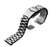 RTRCAGAKM 316L Edelstahl-Armband 22 mm Silber Massivglieder Armband passend für Tag Heuer Carrera F1 Herren-Uhrenarmband