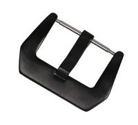 RTRCAGAKM Passend for Panerai PAM441 Metallarmbandschnalle, Dornschließe, Edelstahl-Uhrenschnalle 20 mm, 22 mm, 24 mm, 26 mm, Herren- und Damenzubehör(Black,20mm)