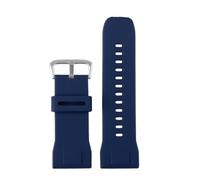 RTRCAGAKM Silikon-Uhrenarmband mit Schnellverschluss, passend for Casio PROTREK-Serie PRW-60/PRW-70YT/50/30 Sport, 23 mm, wasserdichtes Herrenarmband(Blue Silver Buckle)