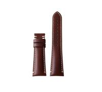 RTRCAGAKM Uhrenarmbänder Vintage Dunkelbraun Leder Armband Armband Gürtel Armband Passend for Tudor Passend for Black Bay 58 22mm(No buckle brown,22mm-18)