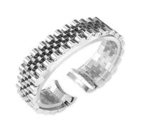 RTRCAGAKM Uhrenarmband aus massivem Edelstahl, passend for Rolex, passend for Date 904L-Armband, 17 mm, 20 mm, 21 mm(Silver-5,20mm)