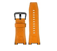RTRCAGAKM Uhrenarmband passend for Casio passend for G-SHOCK GST-210/W120L/S130L/S310 GST-B100 W300/400G, gekerbtes Herrenarmband, 26 mm, Zubehör(Yellow black clasp)