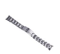 RTRCAGAKM Uhrenarmband passend for Rolex, passend for Oyster-Stil, 316L Edelstahl, Faltschließe, silbernes Armband(20mm)