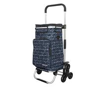 Rubberneck Einkaufstrolley klappbar mit Kühlfach & Treppensteiger - Einkaufswagen mit 3 Rädern, faltbar, leicht & stabil - Shopping Trolley für Getränke, Senioren & Haushalt