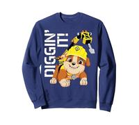 Rubble & Crew Graphic Top, Bekleidung und Mode Sweatshirt, Unisex für Erwachsene, Marineblau, S