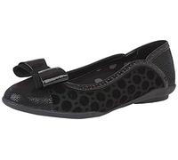 Ruby Shoo Damen Ballerinas, flach, gepunktet, Schwarz, Schwarz - schwarz - Größe: 38 EU