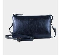 Braun Büffel Ruby Umhängetasche Leder 21 cm blau