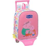 Rucksack 232+Trolley 805 Peppa Wutz "Baby Schwein" funktional und vielseitig - Kinderrucksack mit verschiedenen Fächern mit Reißverschluss und origina