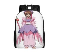 Rucksack 621QZ Card Captor Sakura Rucksäcke Lässige Tagesrucksäcke Studentenbüchertasche Druck Schulranzen