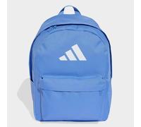 Rucksack ADIDAS PERFORMANCE "CLASSIC 3-STREIFEN LOGO", blau (blau fusion, weiß), Rucksäcke, Obermaterial: 100% Polyester, Rucksack (71985844-0) blau fusion, weiß