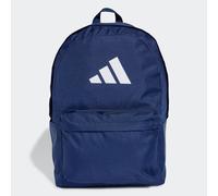 adidas Classic 3BARS Backpack, Unisex Rucksack, Dark Blue/White, 27.4 L - IS7049