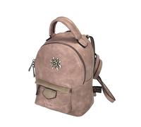 Rucksack ALLGÄU REBELL "Rosi", Damen, Gr. B/H/T: 20cm x 16cm x 10cm, rosa, Lederimitat, Rucksäcke Rucksack, mit mehreren Tragemöglichkeiten (62970738-0) rosa