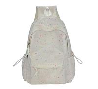 Rucksack aus Nylon mit Sternenmuster, für Damen, Studenten, lässiger Tagesrucksack, große Kapazität, Laptop, Reisen, Einkaufen, Arbeit, Campus, rose, 420.00x270.00x130.00mm, Casual