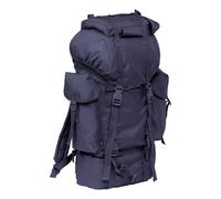 Rucksack BRANDIT "Brandit Accessoires Nylon Military Backpack", Damen, Gr. onesize, navy, Polyester, Rucksäcke Rucksack (61801758-0) navy