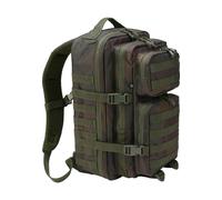 Rucksack BRANDIT "Brandit Accessoires US Cooper Backpack Large", Gr. onesize, grün (schwarz woodland), Polyester, Rucksäcke Rucksack (30714712-0) schwarz woodland