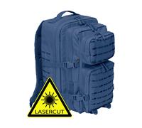 Rucksack BRANDIT "Brandit Accessoires US Cooper Lasercut large", Gr. onesize, navy, Polyester, Rucksäcke Rucksack (13268811-0) navy