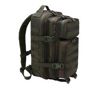 Rucksack BRANDIT "Brandit Herren Medium US Cooper Backpack", Gr. onesize, grün (schwarz woodland), Polyester, Rucksäcke Rucksack (68250321-0) schwarz woodland
