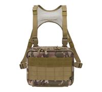 Rucksack BRANDIT "Brandit Unisex Chest Pack", Gr. onesize, grün (tactical camo), Polyester, Rucksäcke Rucksack (93485461-0) tactical camo